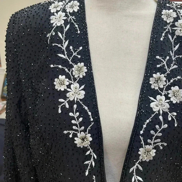 Montage Collection by Mon Cheri Beaded Floral Evening Jacket (SP) - Picture 8 of 13